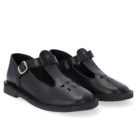 toughees ladies prada school shoes black|school shoes for women.